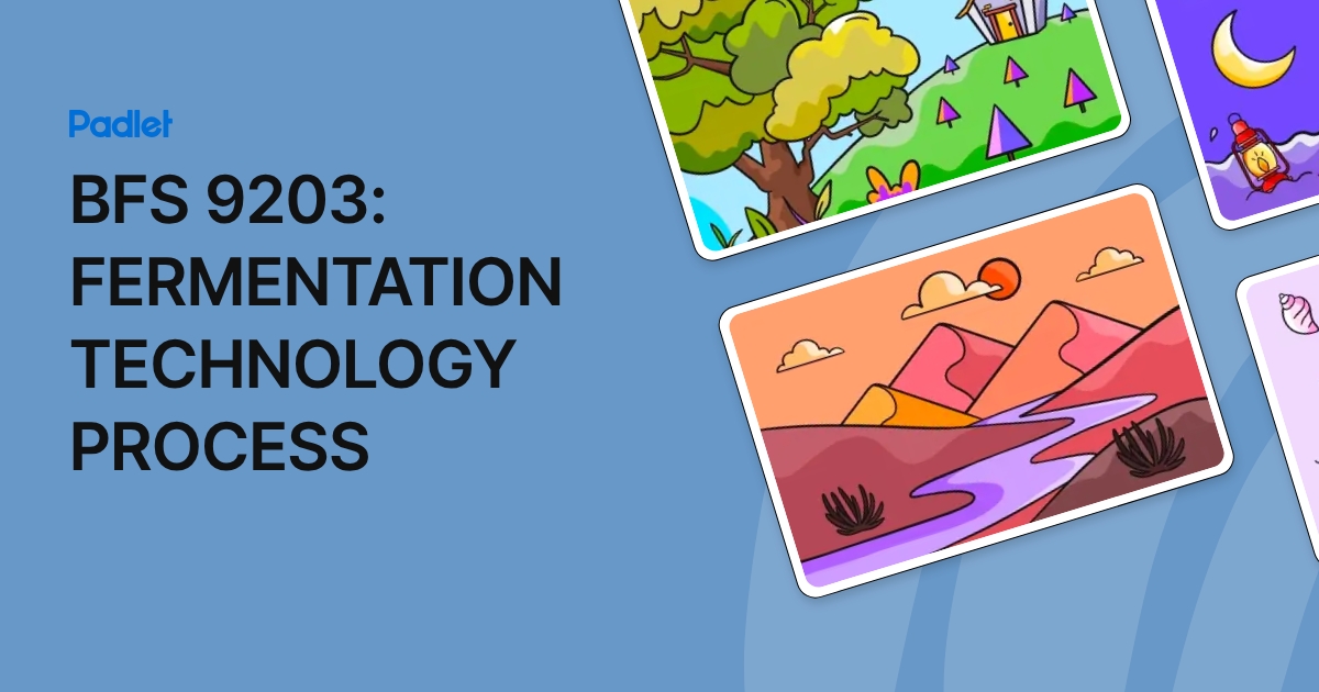 BFS 9203: FERMENTATION TECHNOLOGY PROCESS