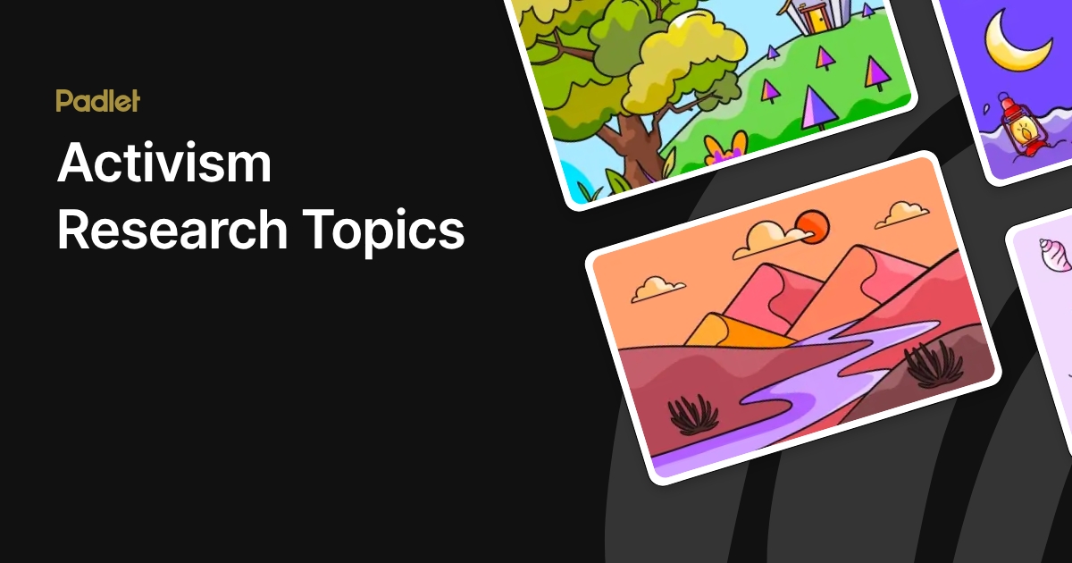 Activism Research Topics