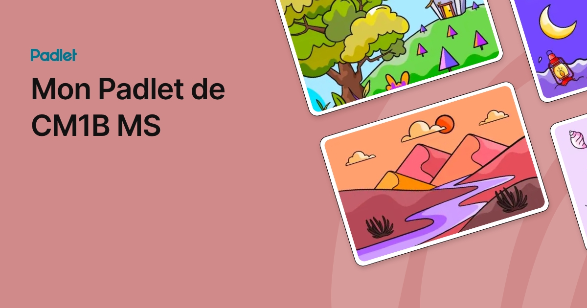 Mon Padlet de CM1B MS