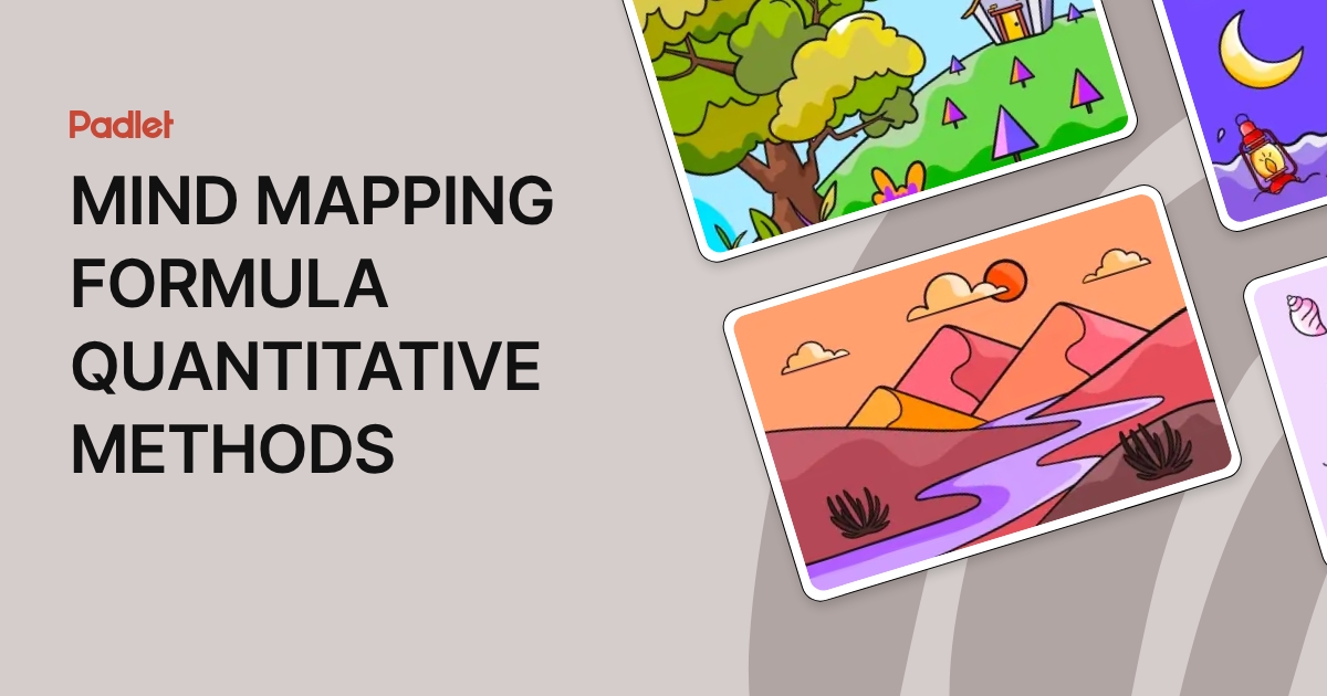 MIND MAPPING FORMULA QUANTITATIVE METHODS