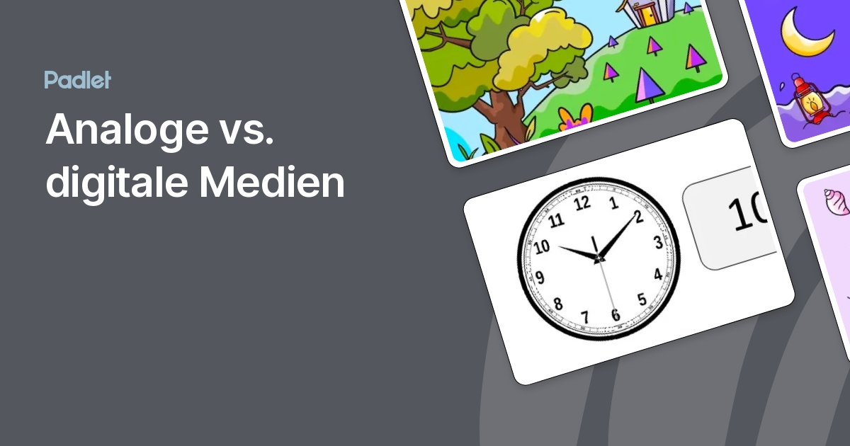 Analoge vs. digitale Medien