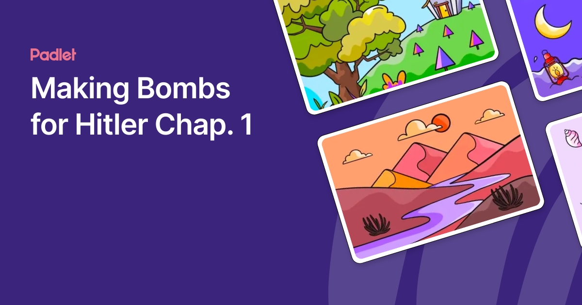 Making Bombs for Hitler Chap. 1