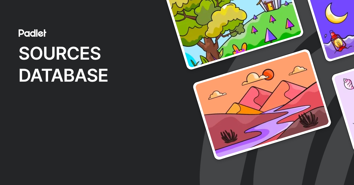 SOURCES DATABASE