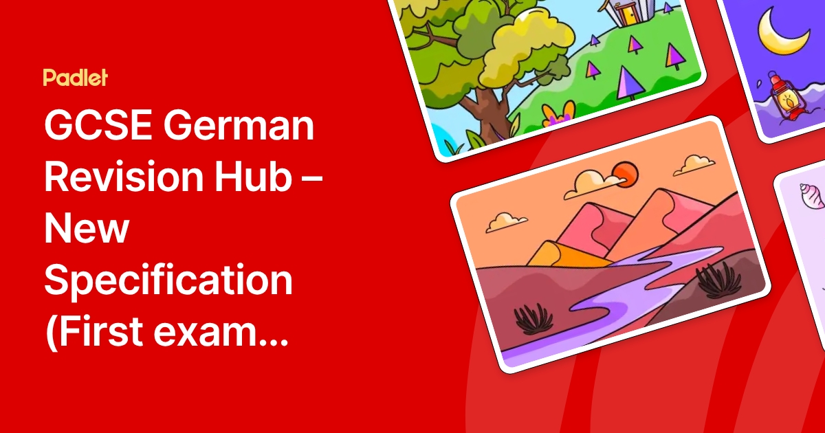 GCSE German Revision Hub – New Specification (First exam 2026)