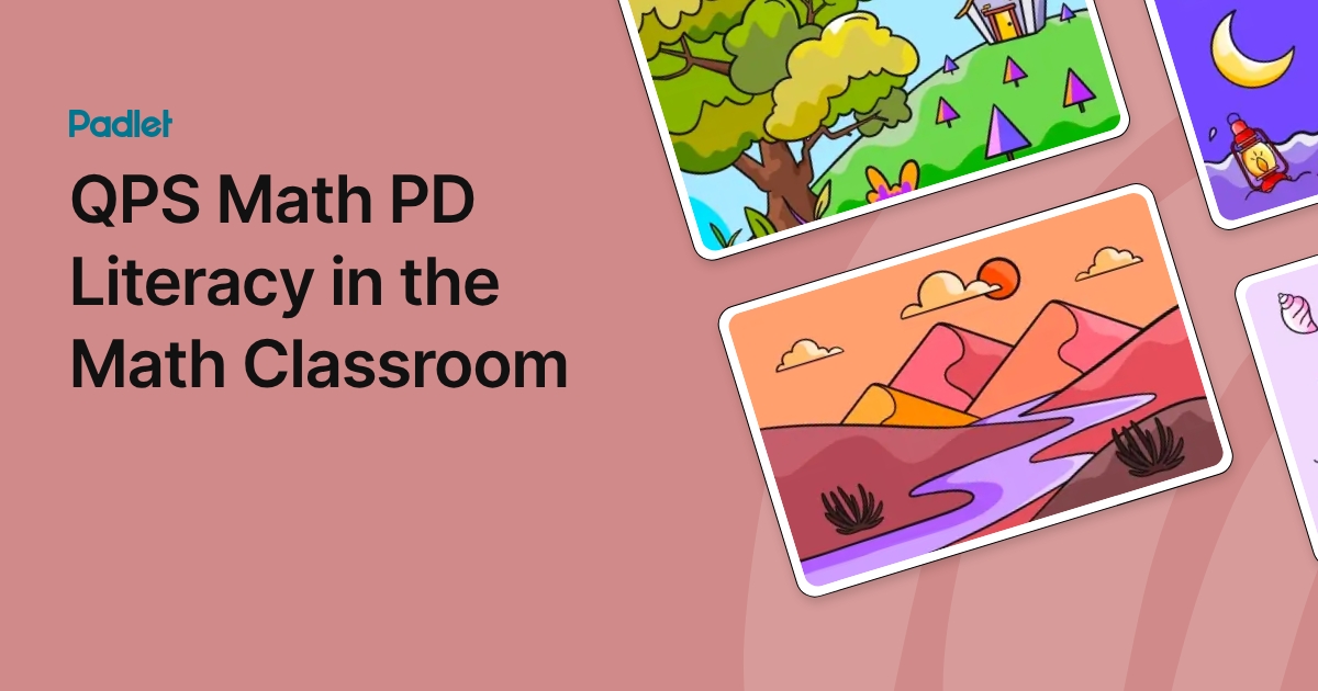 QPS Math PD Literacy in the Math Classroom