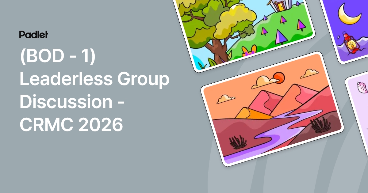 (BOD - 1) Leaderless Group Discussion - CRMC 2026