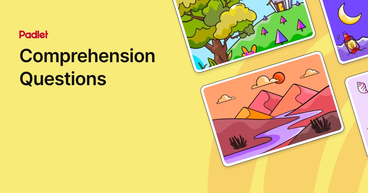 Comprehension Questions