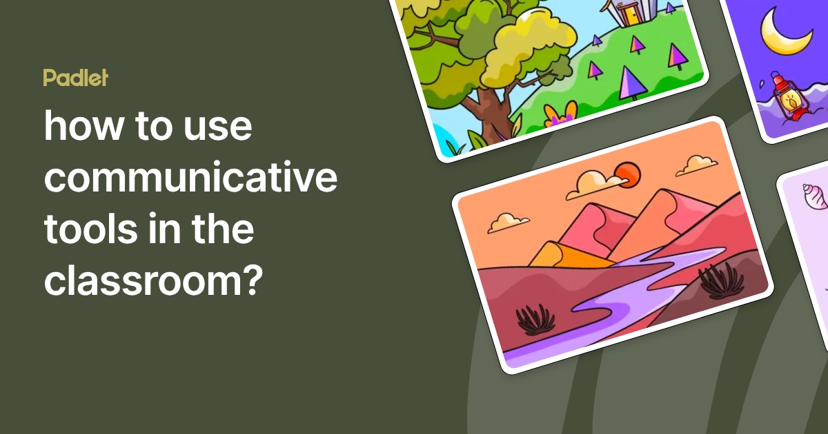 how to use communicative tools in the classroom?