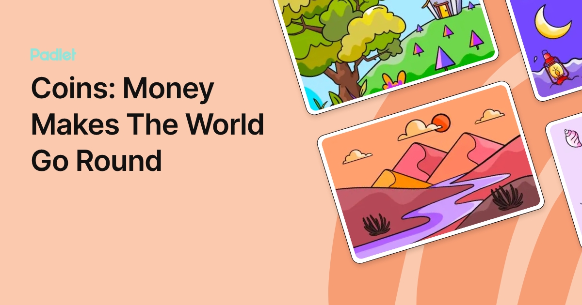 Money Going Rounds Coins: Money Makes The World Go Round