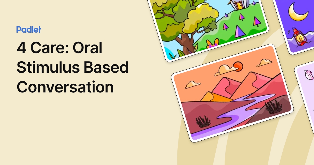 4 Care: Oral Stimulus Based Conversation