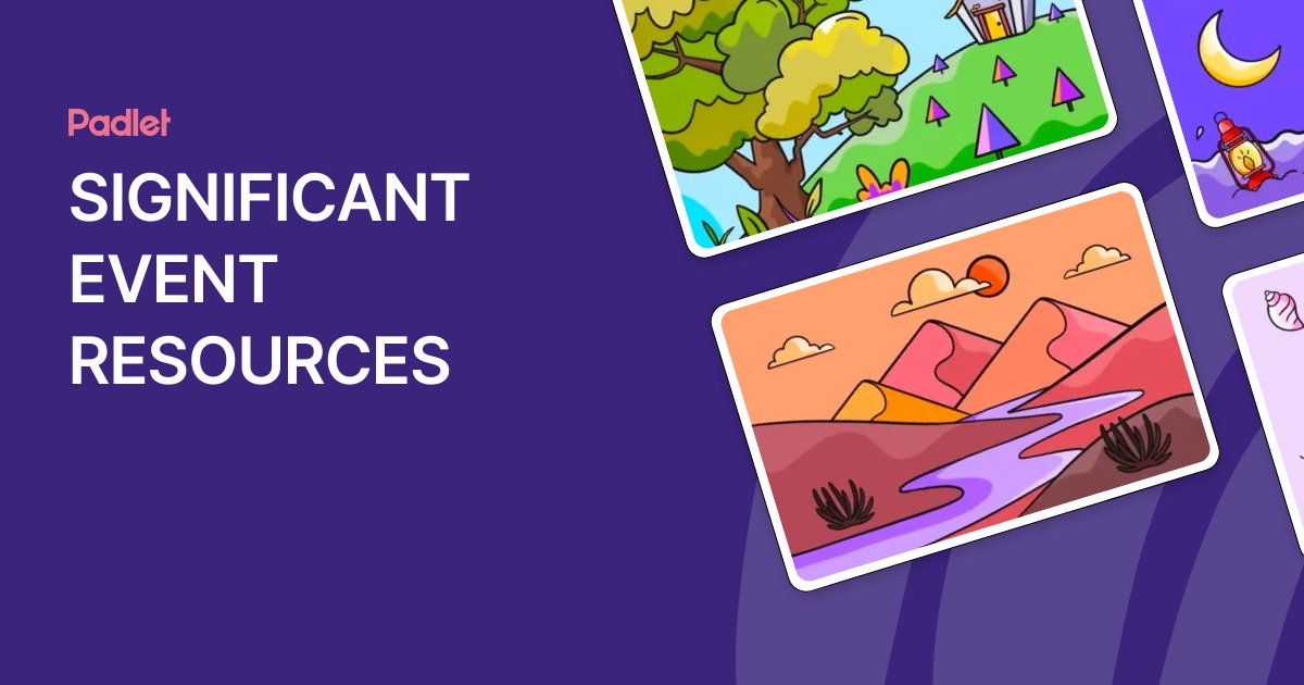 SIGNIFICANT EVENT RESOURCES