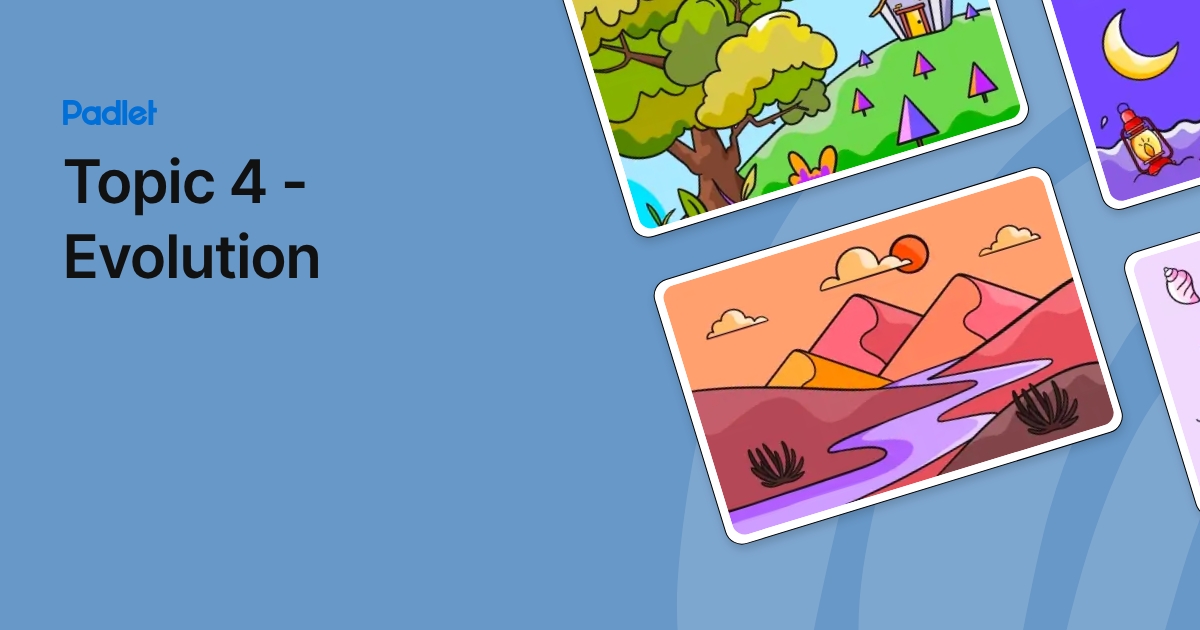 Topic 4 - Evolution