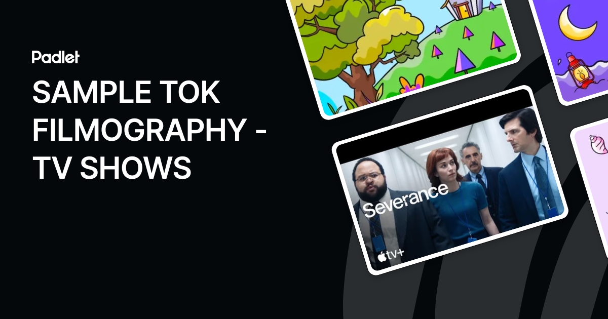 SAMPLE TOK FILMOGRAPHY - TV SHOWS