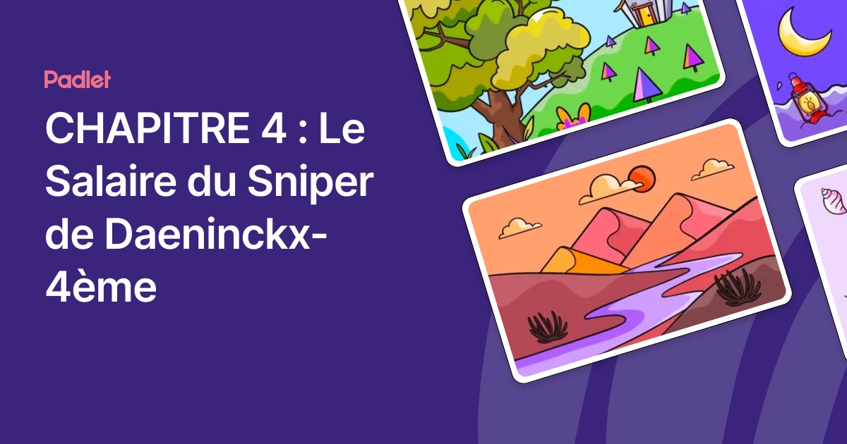CHAPITRE 4 : Le Salaire du Sniper de Daeninckx- 4ème