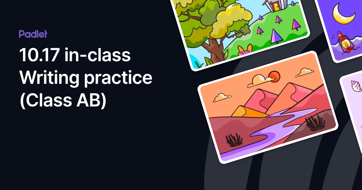 10.17 in-class Writing practice (Class AB)