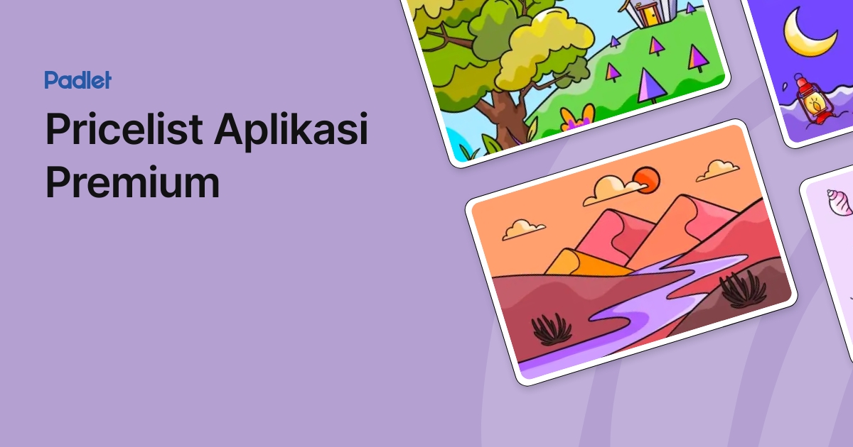 Pricelist Aplikasi Premium
