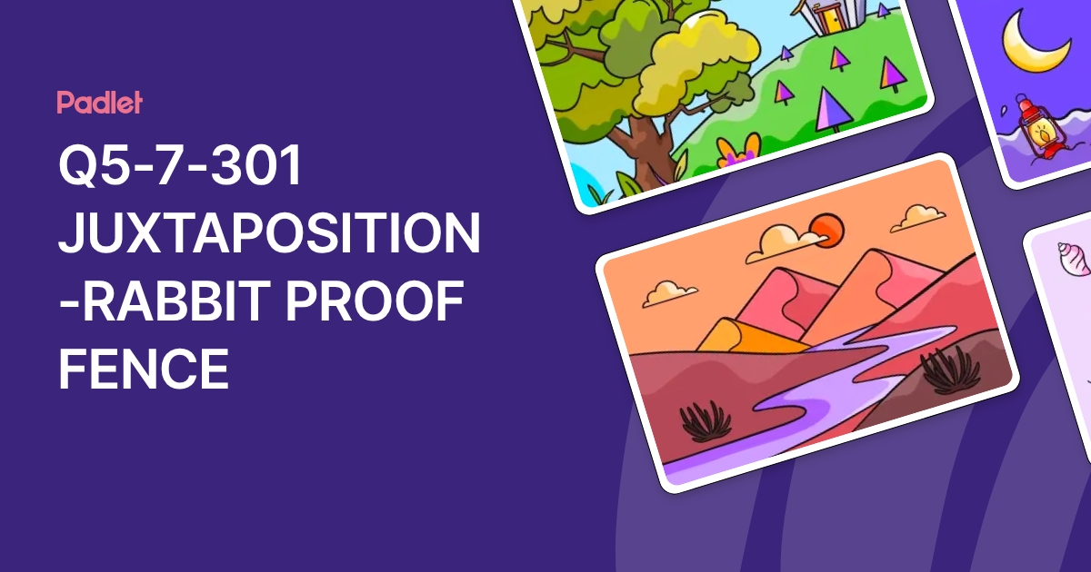 Q5-7-301 JUXTAPOSITION-RABBIT PROOF FENCE