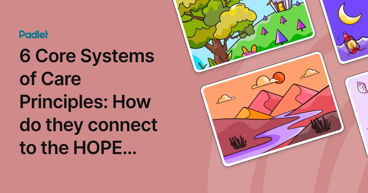 6 Core Systems of Care Principles: How do they connect to the HOPE ...