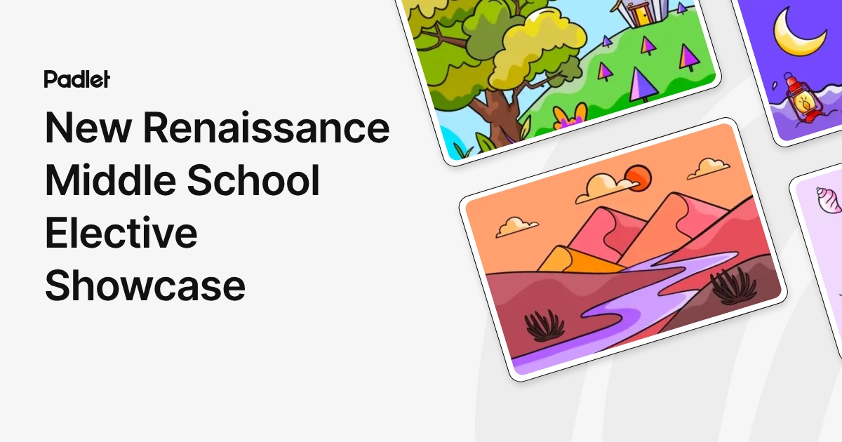 New Renaissance Middle School Elective Showcase