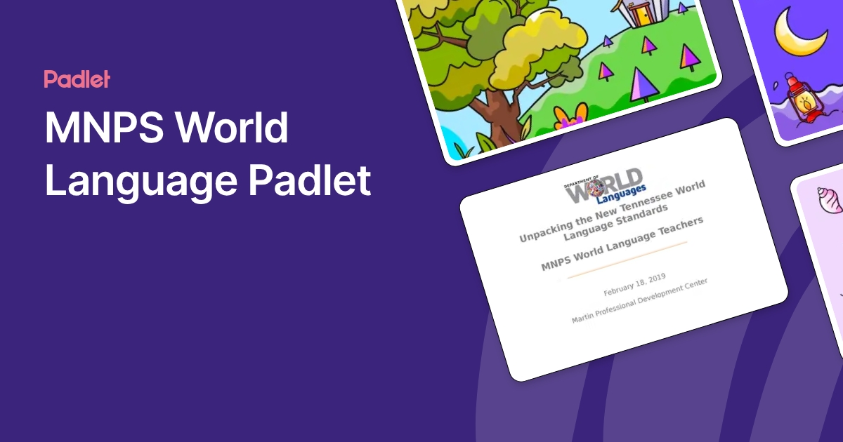 MNPS World Language Padlet