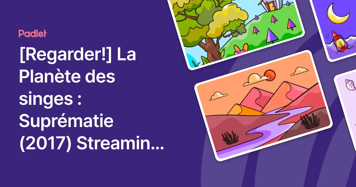[Regarder!] La Planète des singes : Suprématie (2017) Streaming VF