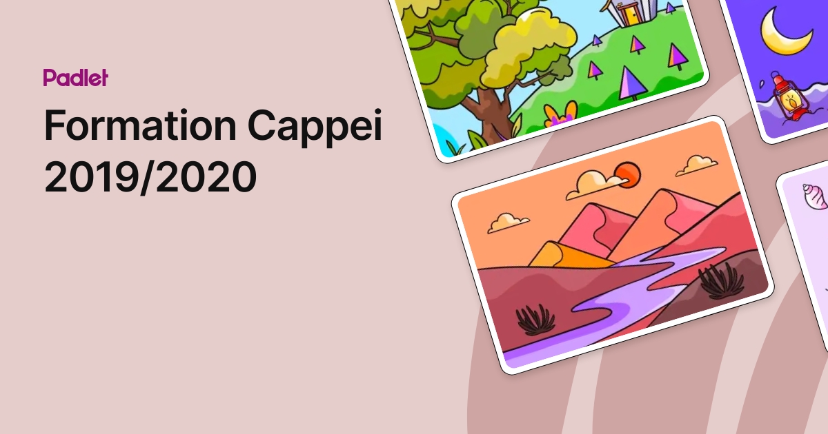 Formation Cappei 2019/2020