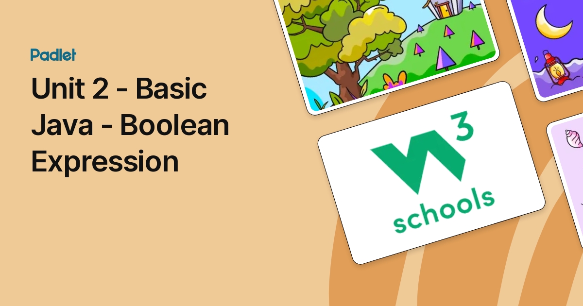 Unit 2 - Basic Java - Boolean Expression