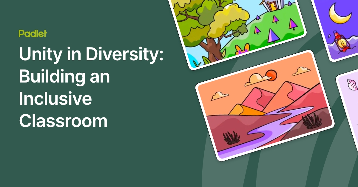 Unity Classroom Design Unity in Diversity: Building an Inclusive Classroom