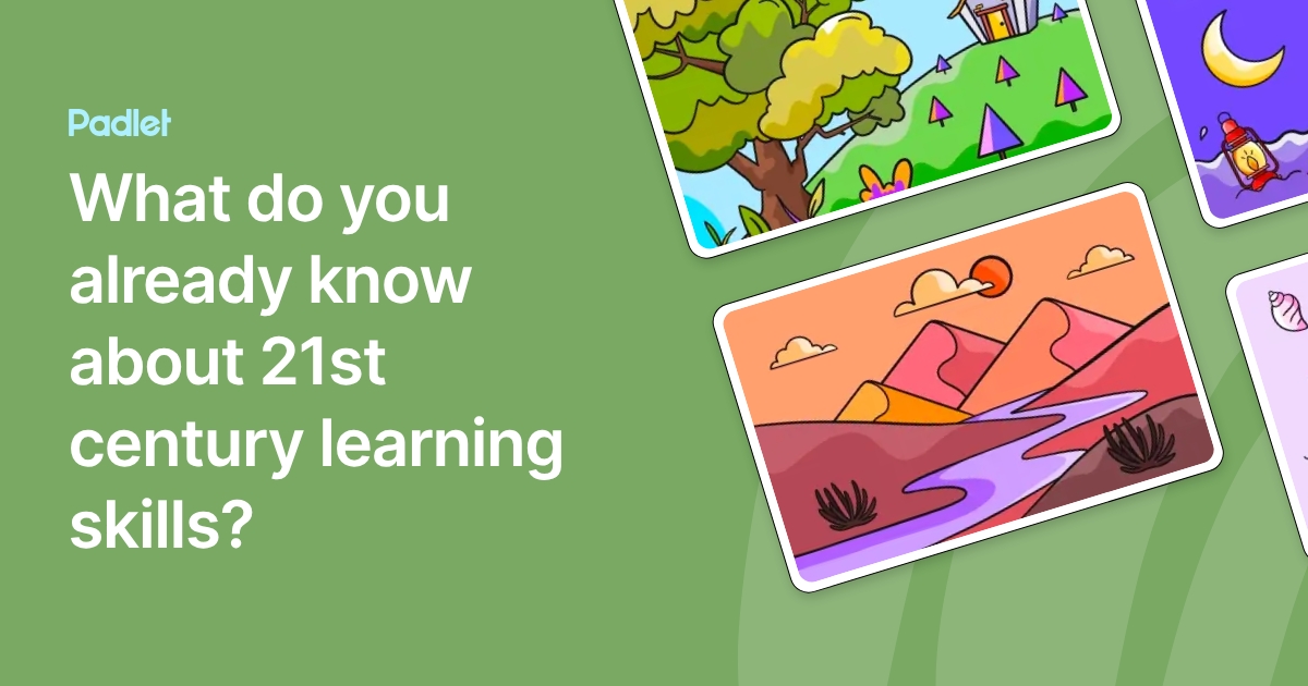 Fun Learning 21st What do you already know about 21st century learning skills?