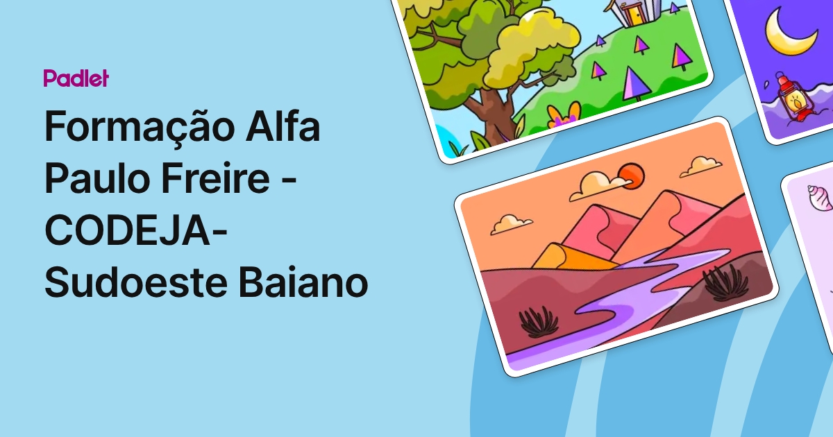 Formação Alfa Paulo Freire - CODEJA- Sudoeste Baiano