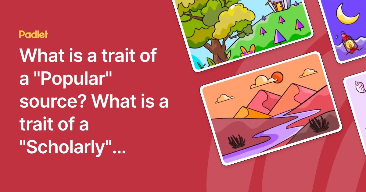 What is a trait of a 