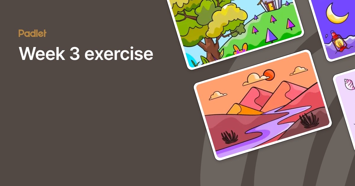 Week 3 exercise