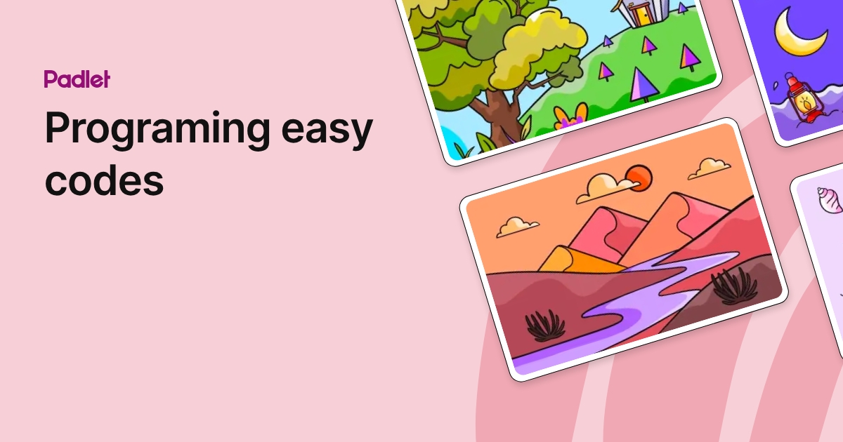 Programing easy codes