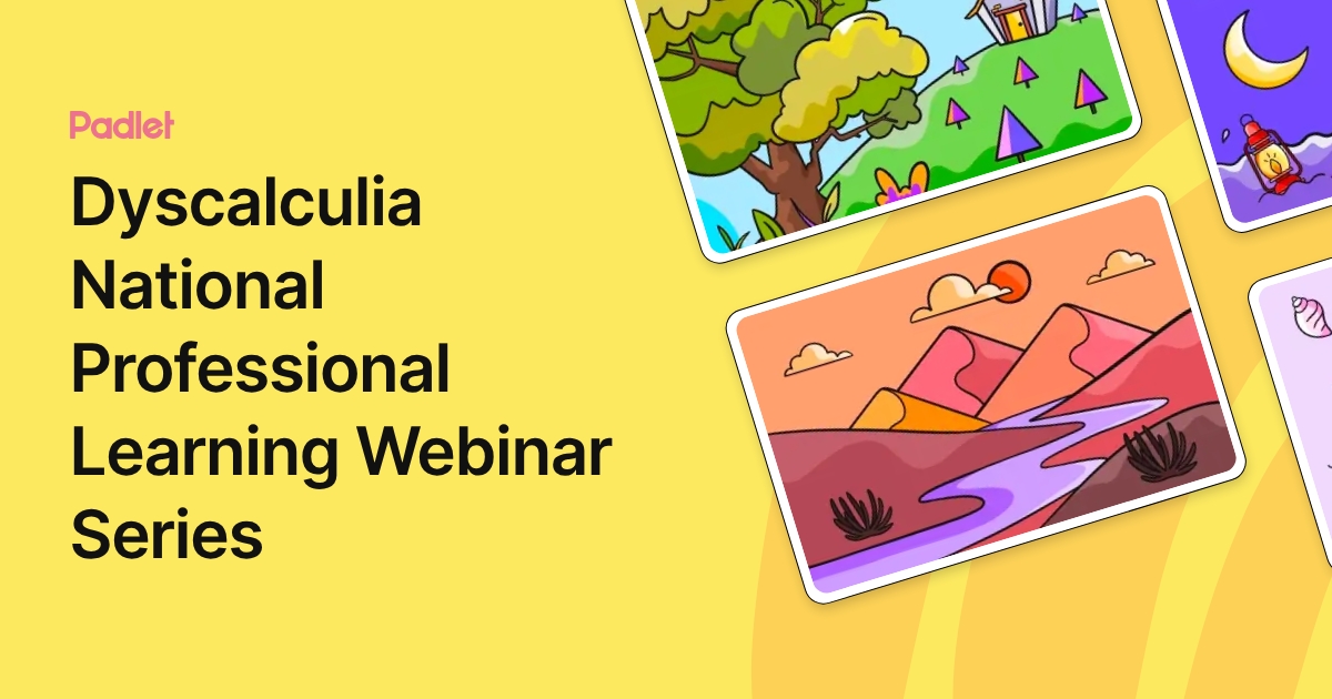Dyscalculia National Professional Learning Webinar Series