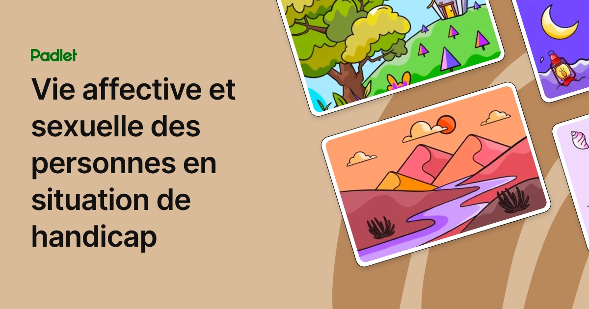 Vie affective et sexuelle des personnes en situation de handicap