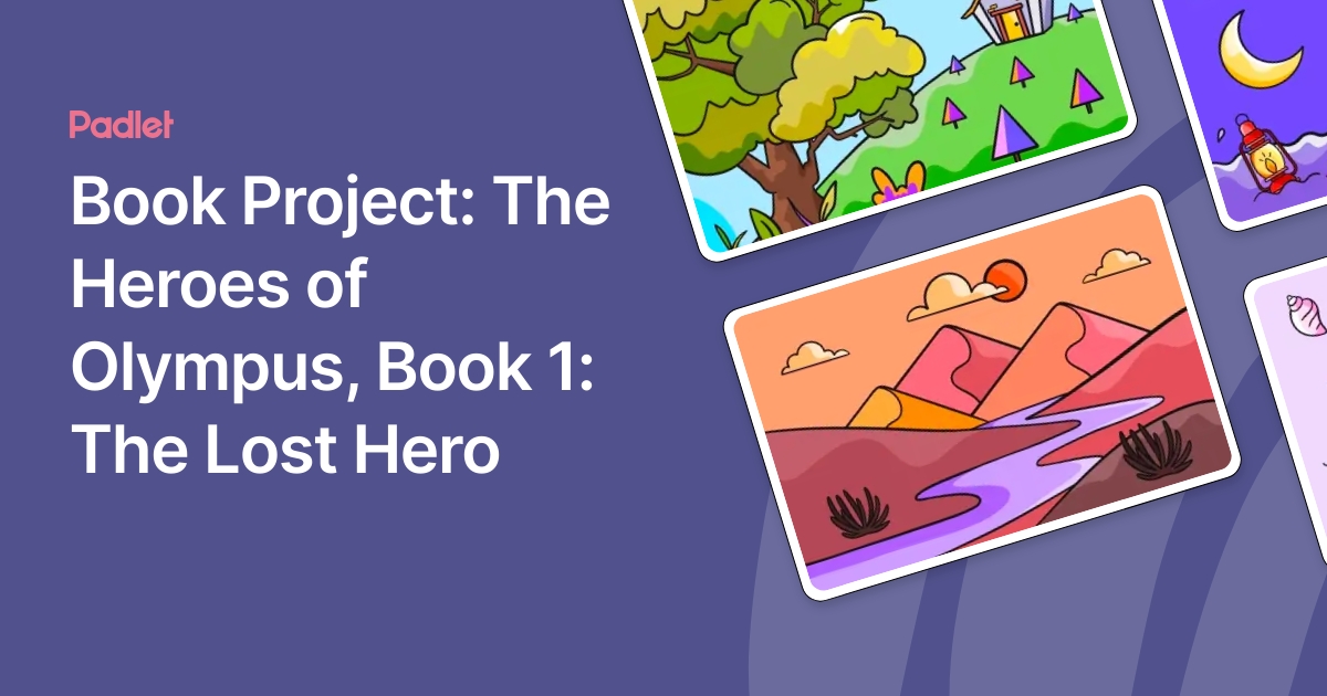 Book Project: The Heroes of Olympus, Book 1: The Lost Hero