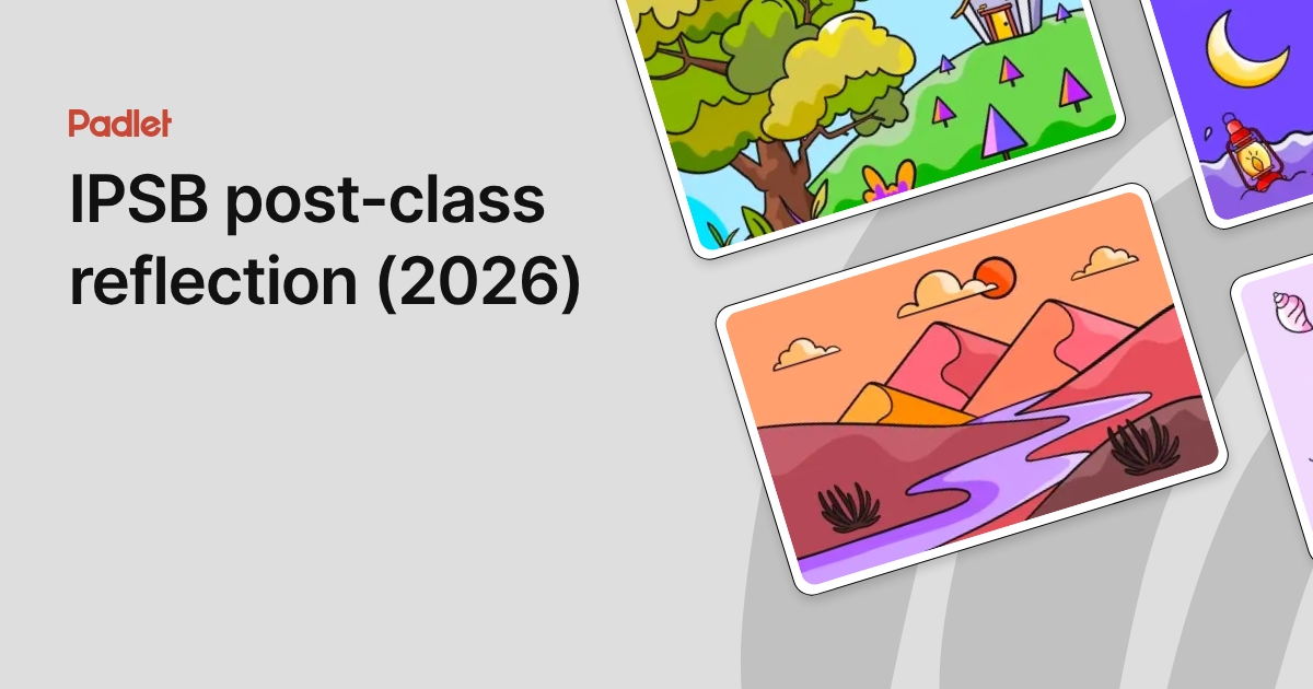 IPSB post-class reflection (2026)