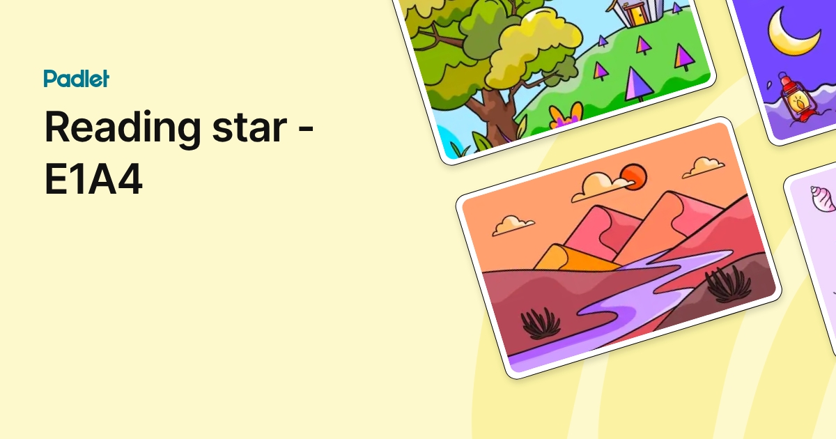 Reading star - E1A4