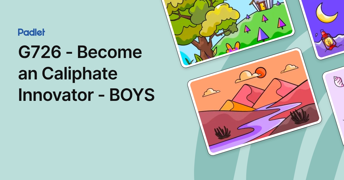 G726 - Become an Caliphate Innovator - BOYS