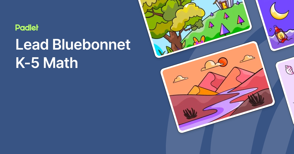 Lead Bluebonnet K-5 Math
