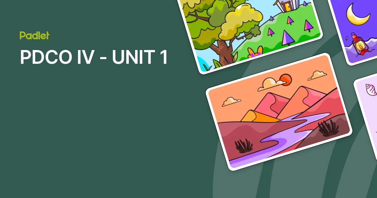 PDCO IV - UNIT 1