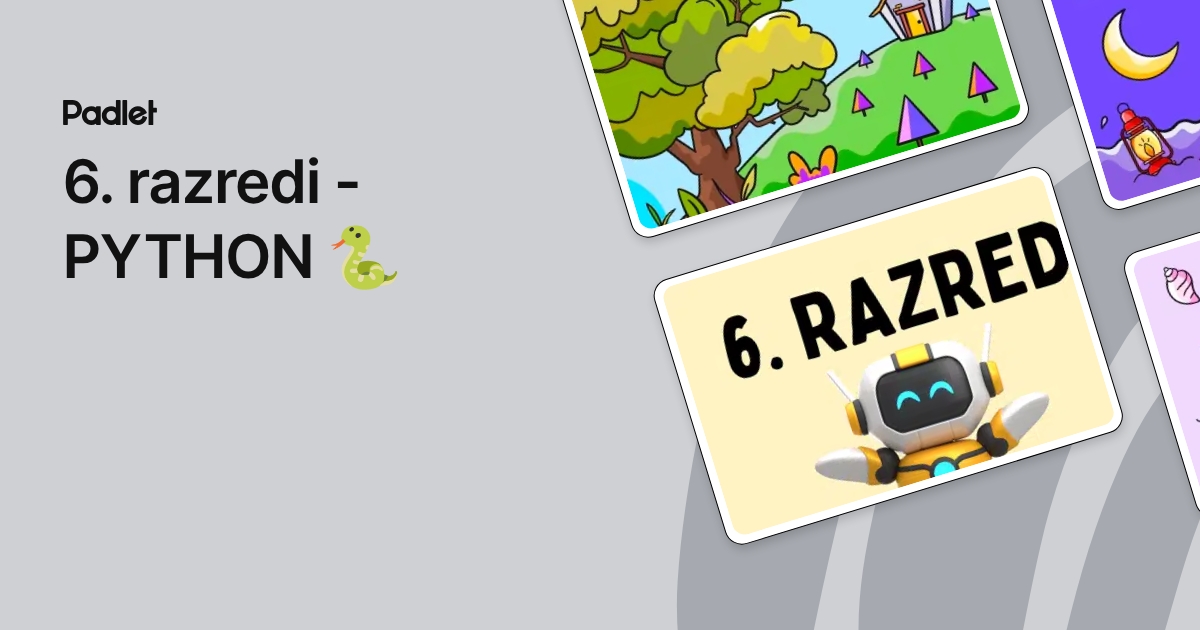 6. razredi - PYTHON 🐍