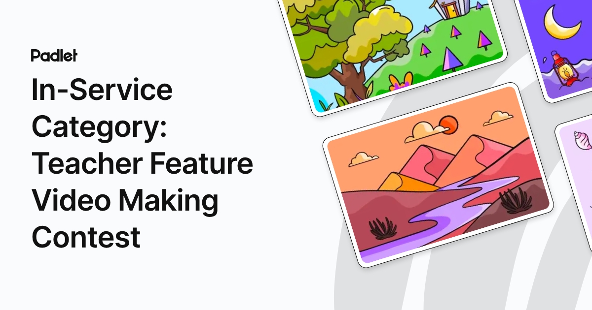 In-Service Category: Teacher Feature Video Making Contest