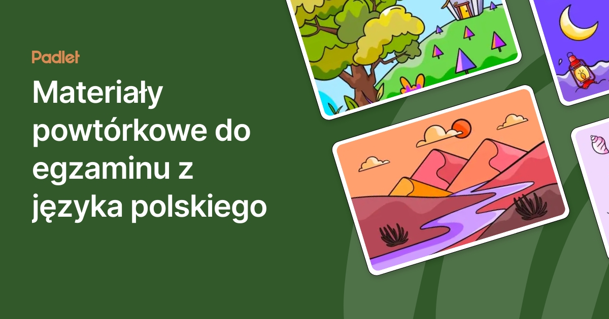 Materiały powtórkowe do egzaminu z języka polskiego