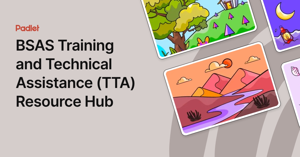 BSAS Training and Technical Assistance (TTA) Resource Hub