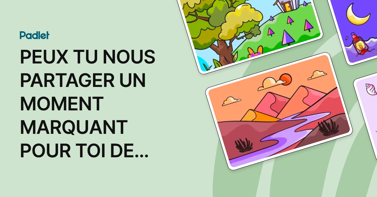 PEUX TU NOUS PARTAGER UN MOMENT MARQUANT POUR TOI DE CETTE SAISON EN ...