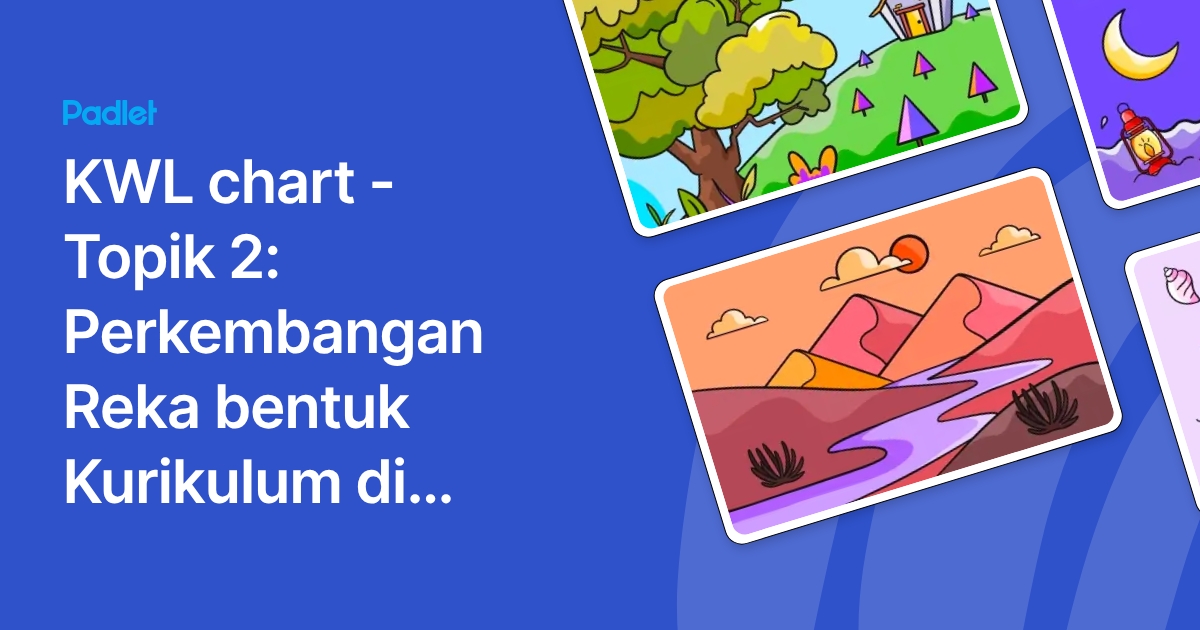 KWL chart - Topik 2: Perkembangan Reka bentuk Kurikulum di Malaysia. (eP)