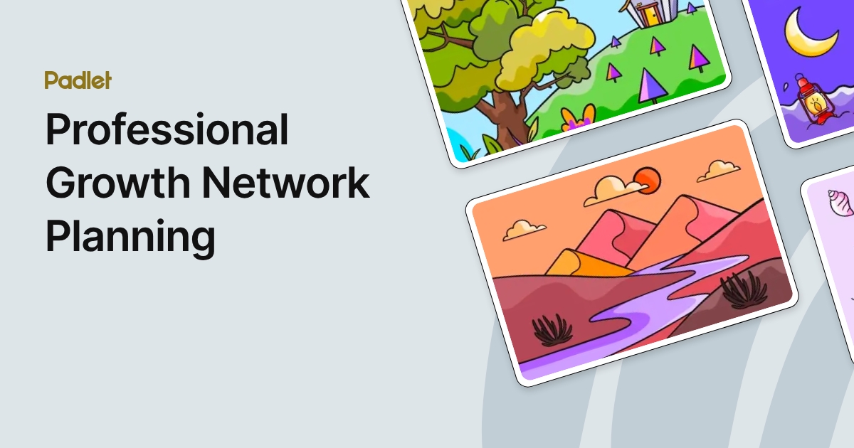 Professional Growth Network Planning