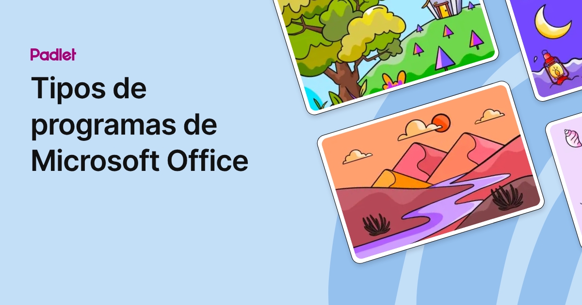 Programas Microsoft Tipos de programas de Microsoft Office