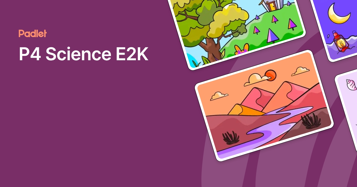 P4 Science E2K